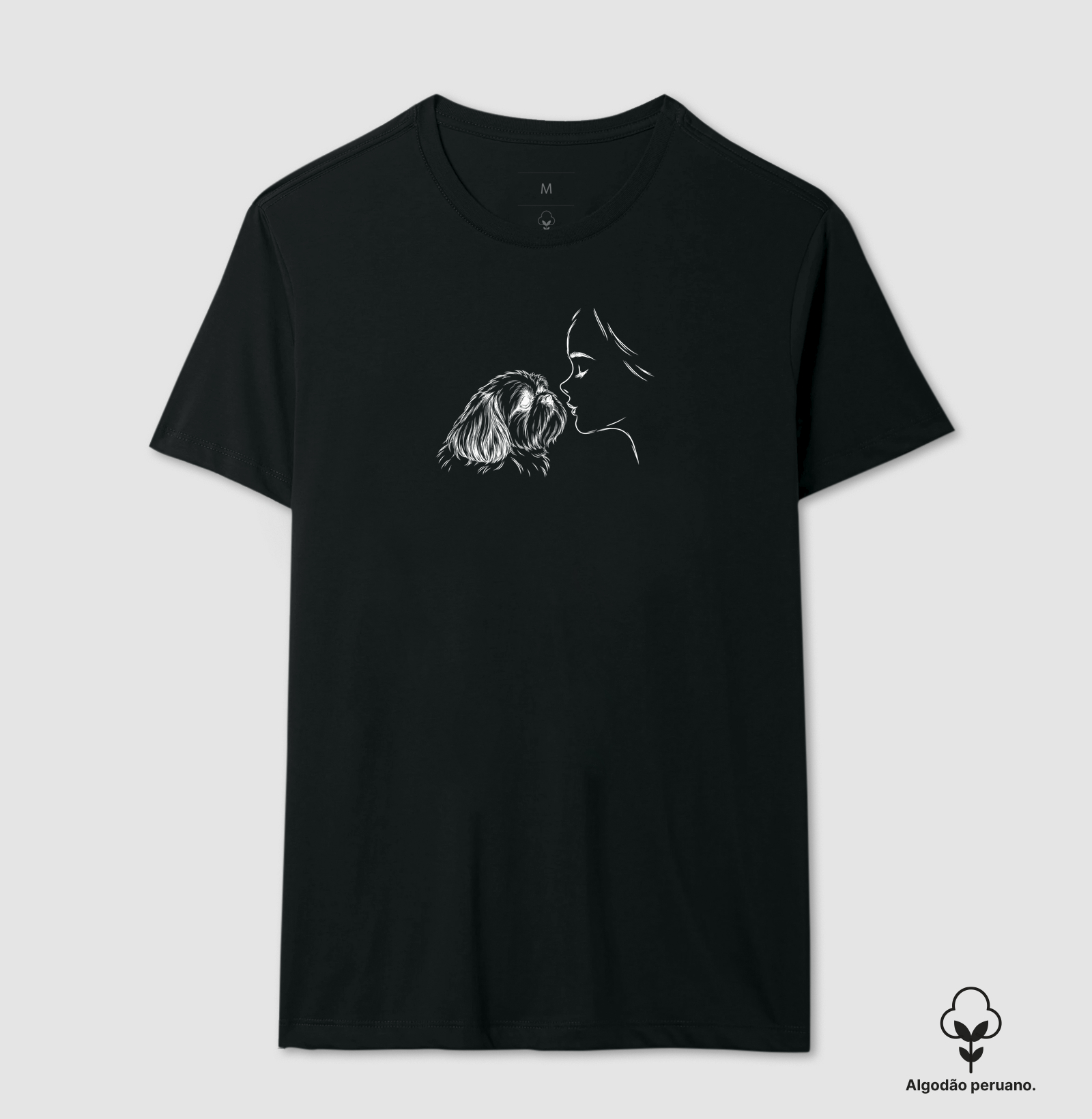Shih Tzu love II - Camiseta Algodão Peruano