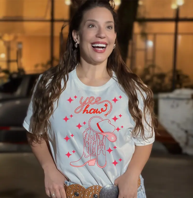 Camiseta - Moda Cowgirl