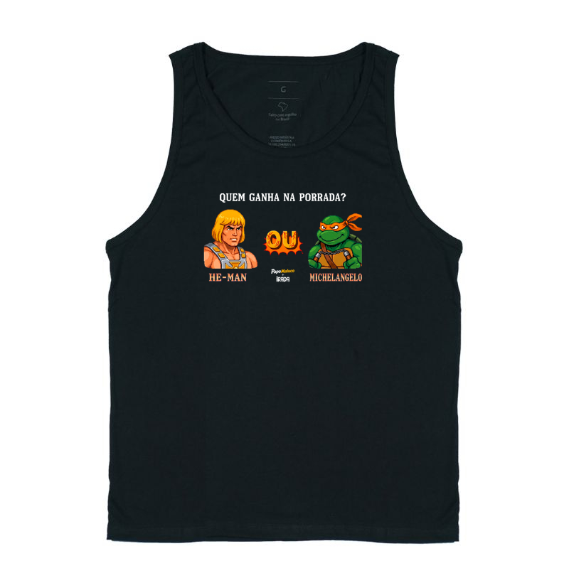 Quem ganha na porrada: He-man ou Michelangelo?
