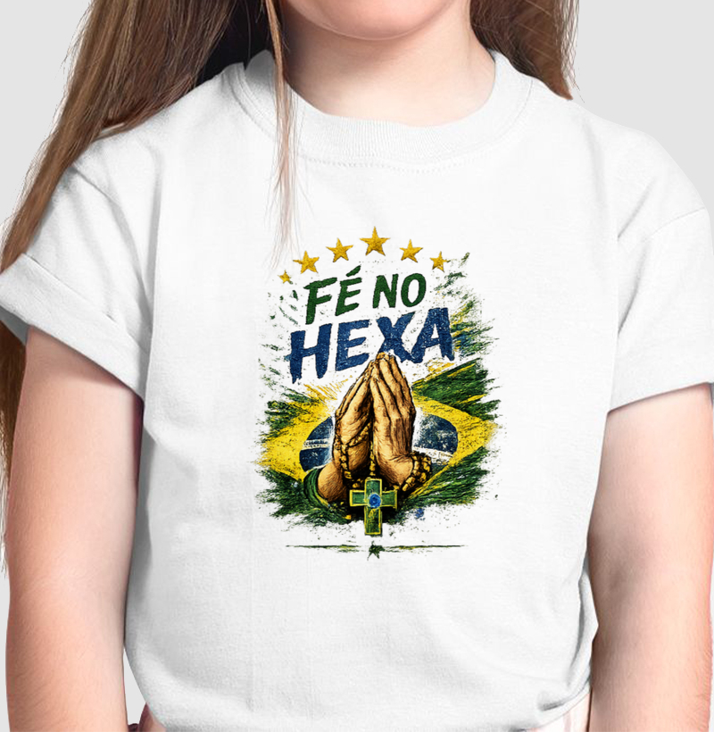 🙏🇧🇷 FÉ NO HEXA – A CAMISA DE QUEM ACREDITA ATÉ O FIM