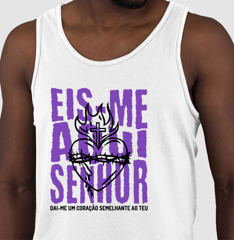 Eis-Me Aqui Senhor - Escrita - Regata