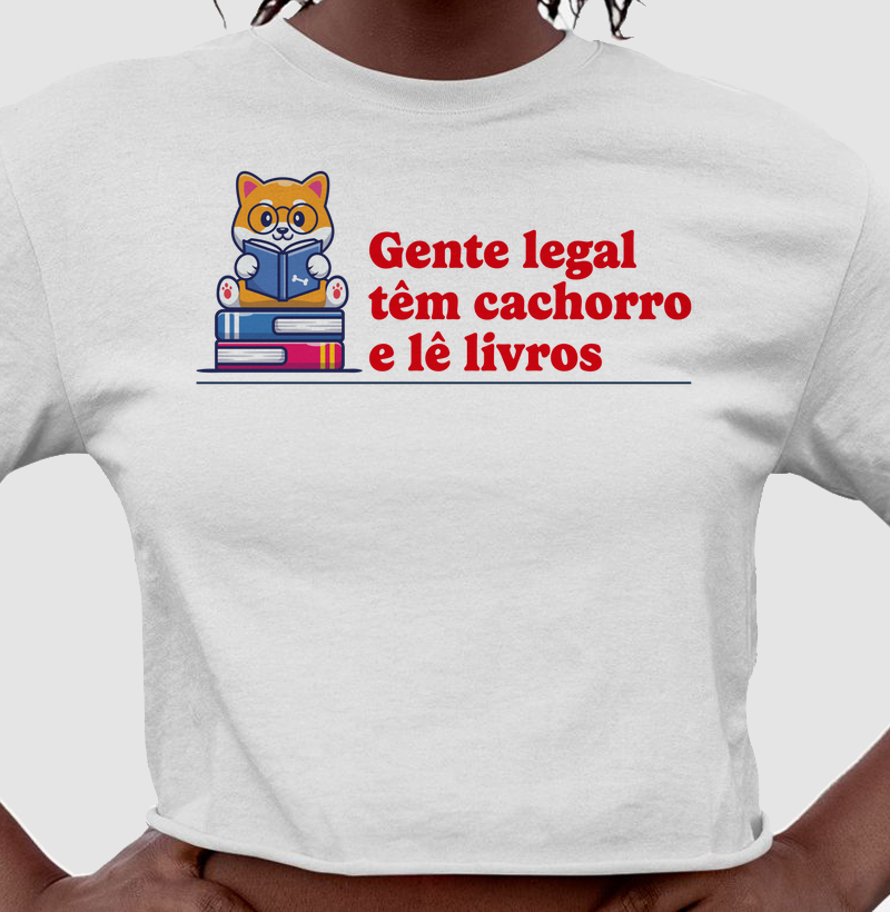Cropped Gente legal têm cachorro