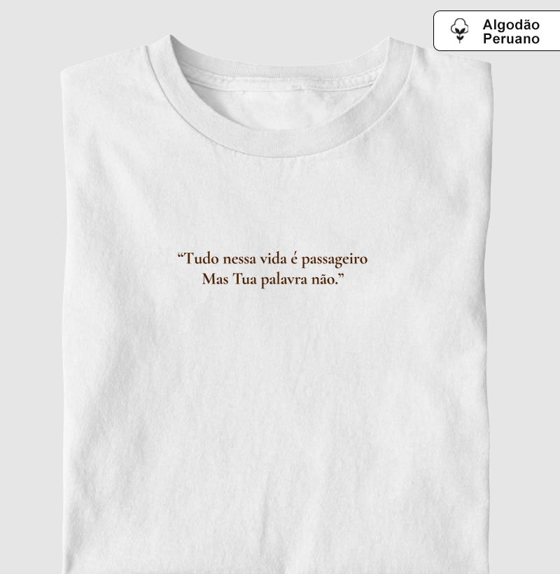 Tudo nessa vida é passageiro