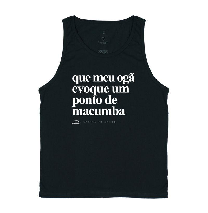 Que meu ogã evoque um ponto de macumba - Regata