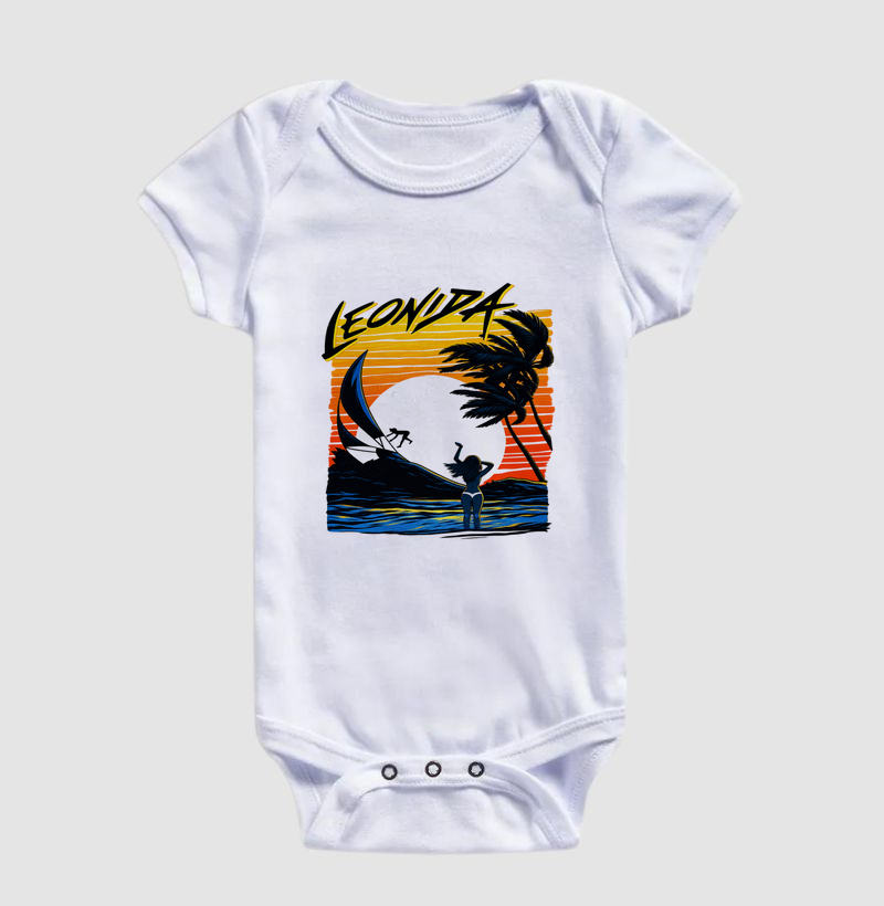Body Infantil Jason (GTA 6) retrô "Sunset Beach" de Leonida - Body Infantil