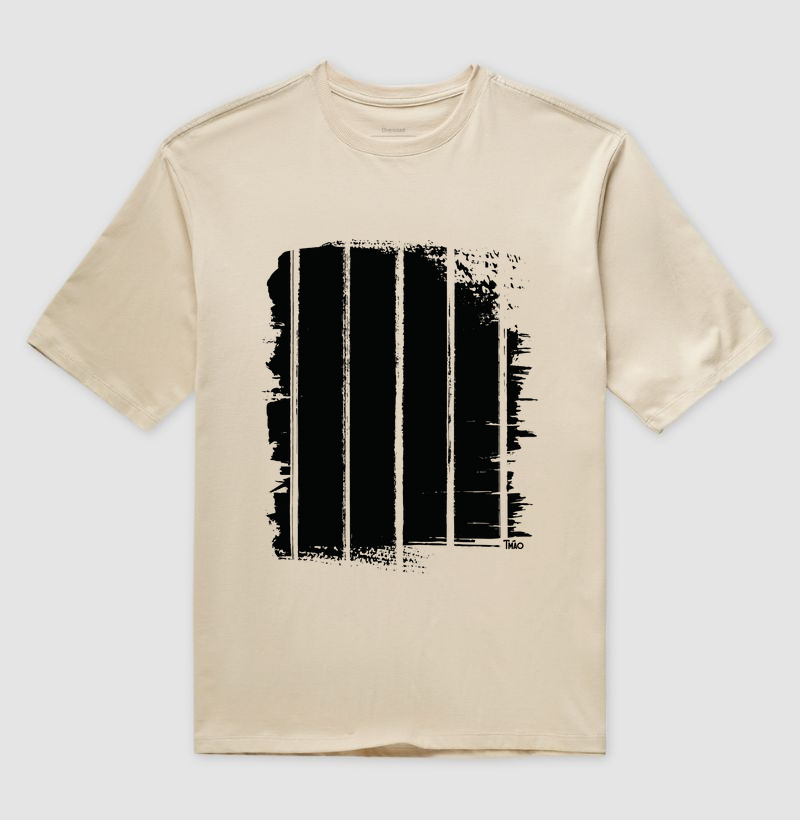 Camiseta Oversized - Arte Alvinegra