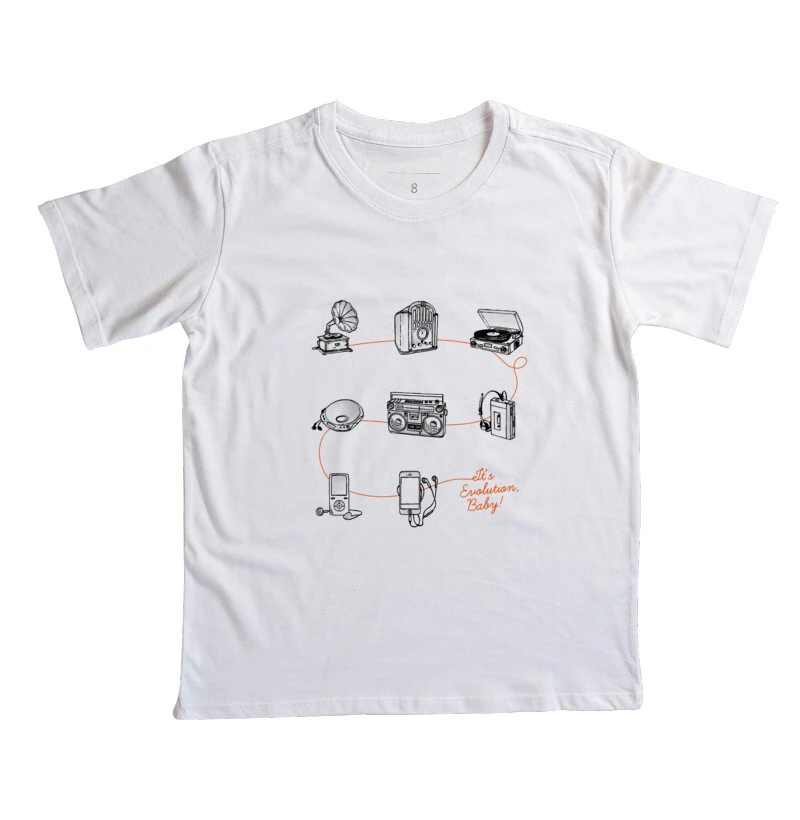 Camiseta Infantil Evolução