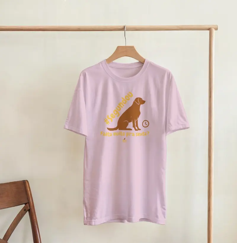 Camiseta -  #Segundou - Falta muito pra sexta
