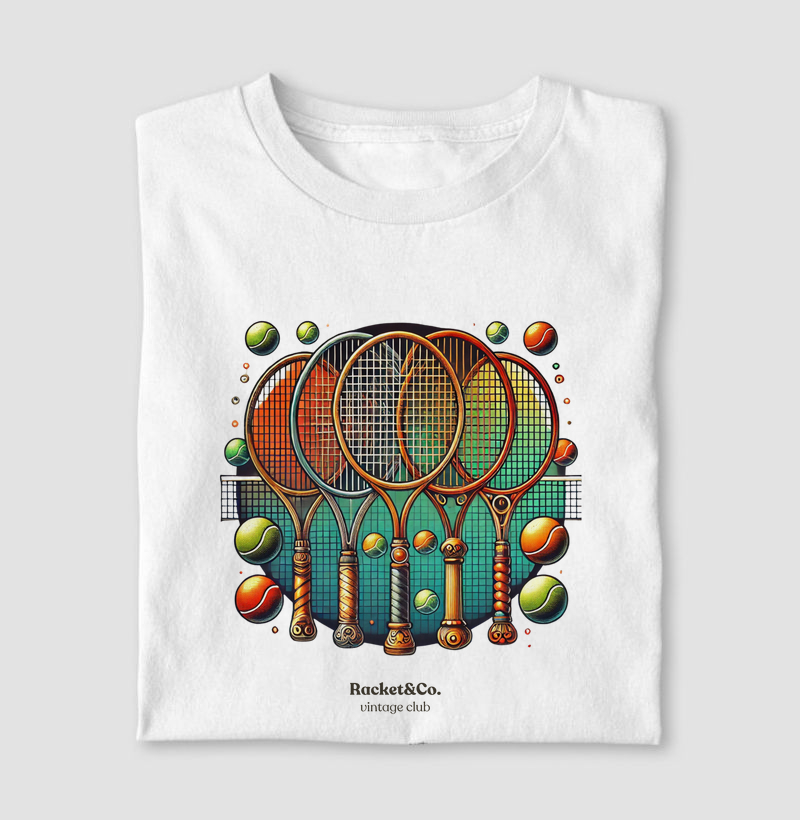 Camiseta Raquetes Vintage