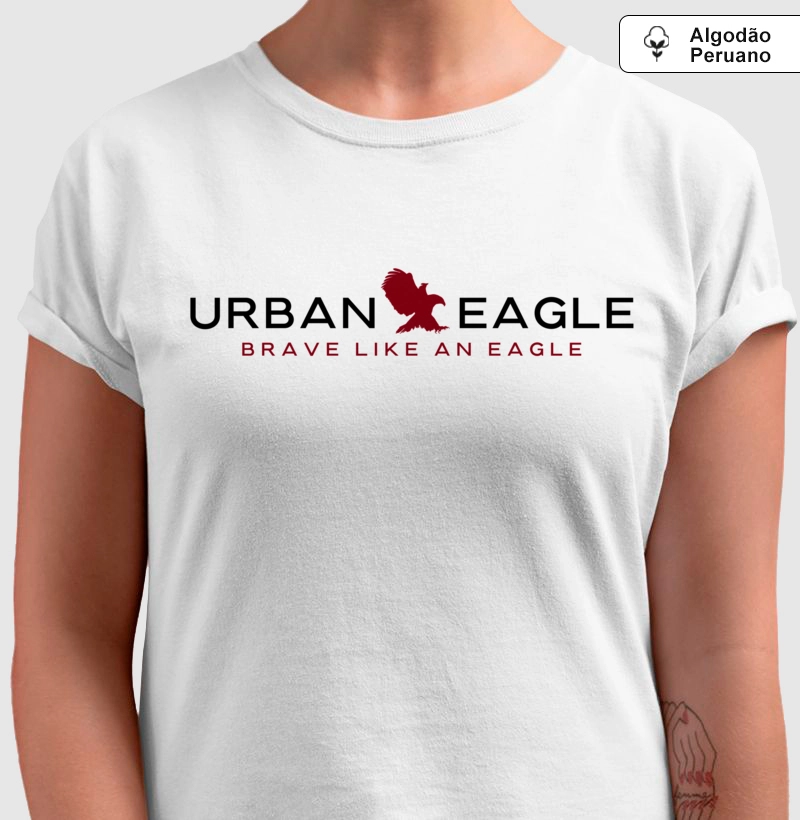 Camiseta Algodão Pima Clássica Logo Feminina