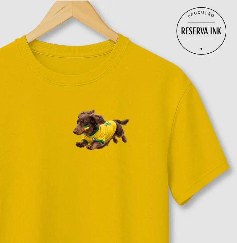 Dachshund ou Salsichinha Pelo Longo Marrom - Seleção Canina
