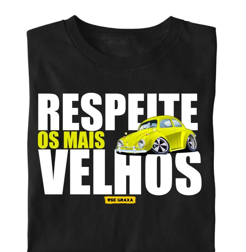 Respeite os Mais Velhos Fusca Amarelo