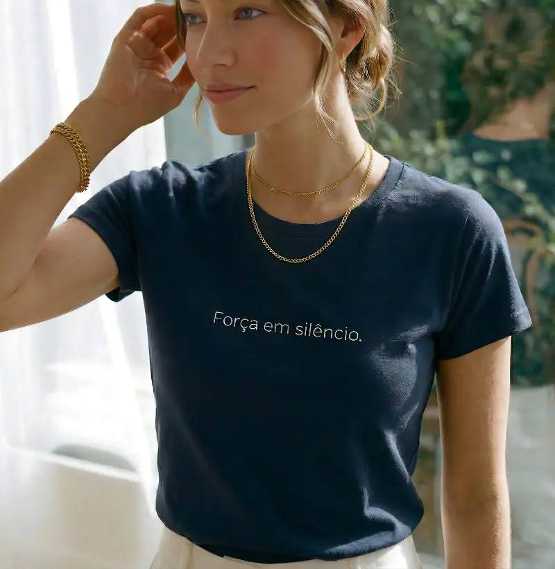 T-shirt Essencial - Força Silenciosa