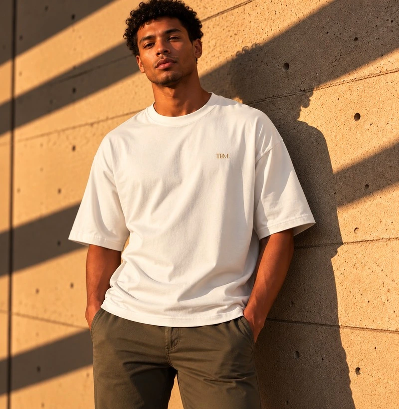 TRM Timeless Oversized Off White - Camiseta Oversized