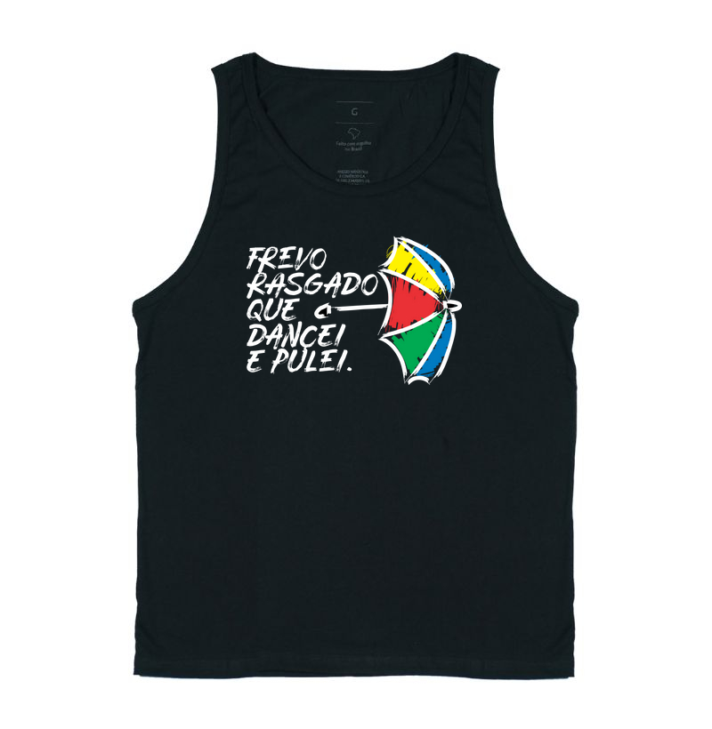Camiseta Frevo Rasgado que Dancei e Pulei