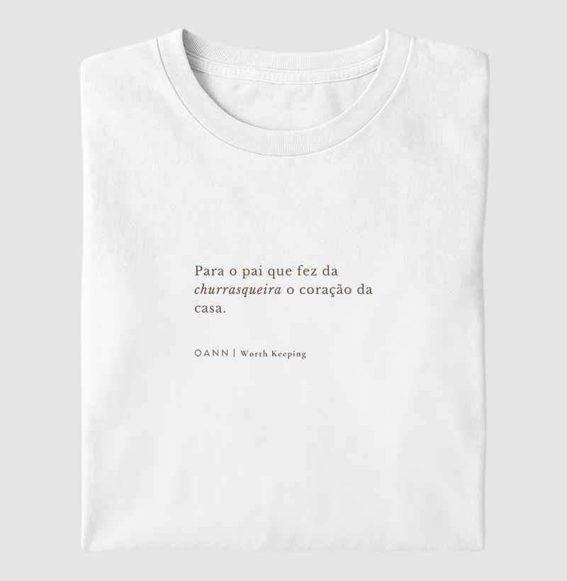 Camiseta Para Kit Dia dos Pais — Churrasqueira