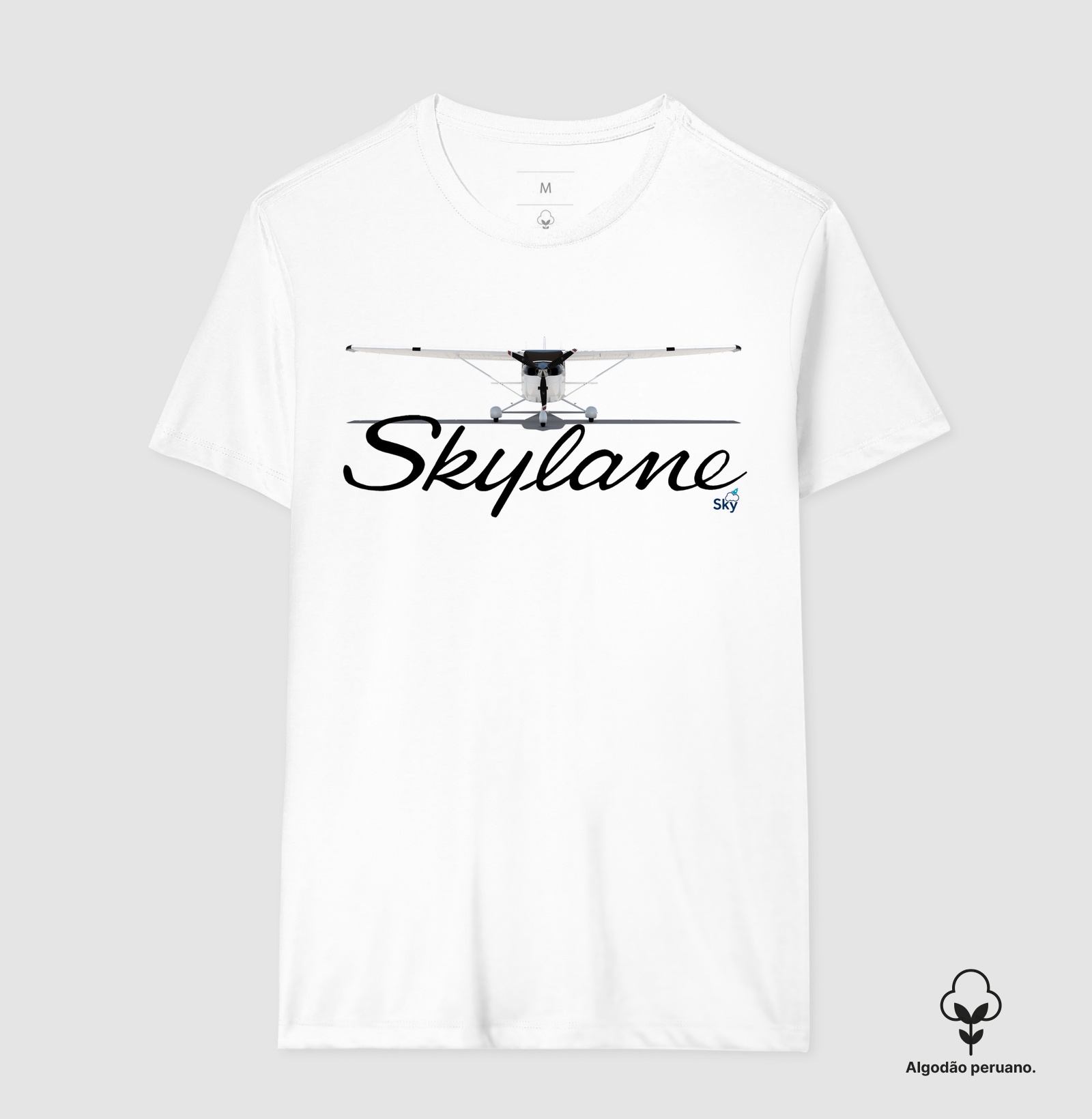Camiseta Algodão Peruano Skylane