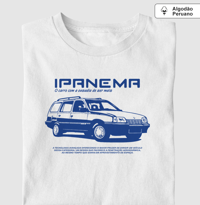 Ipanema | O carro com ousadia - Camiseta Algodão Peruano