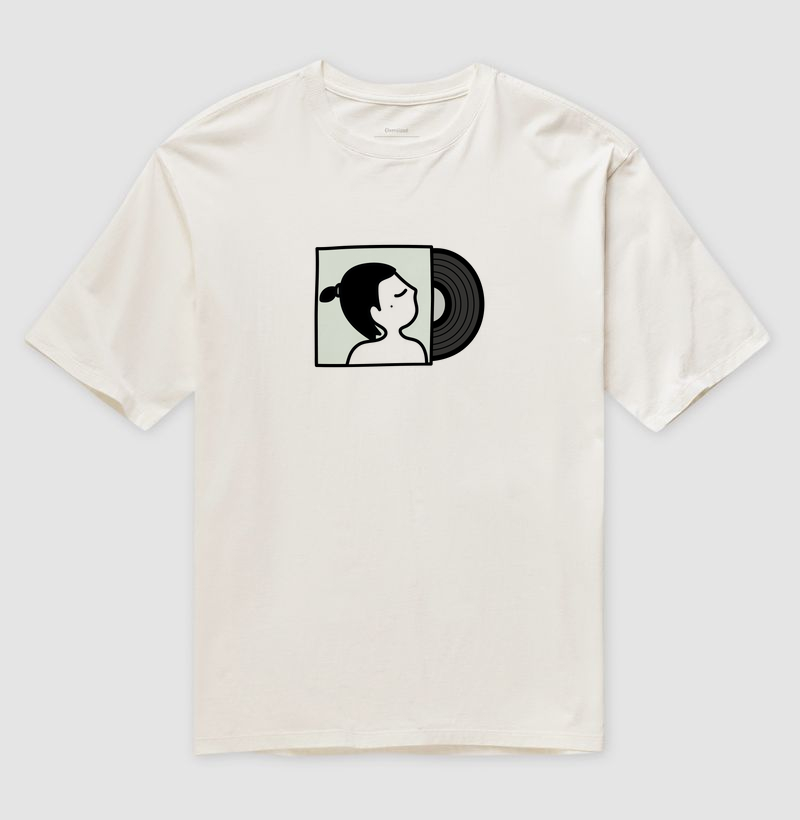 Camiseta Oversized Inspiração Marina