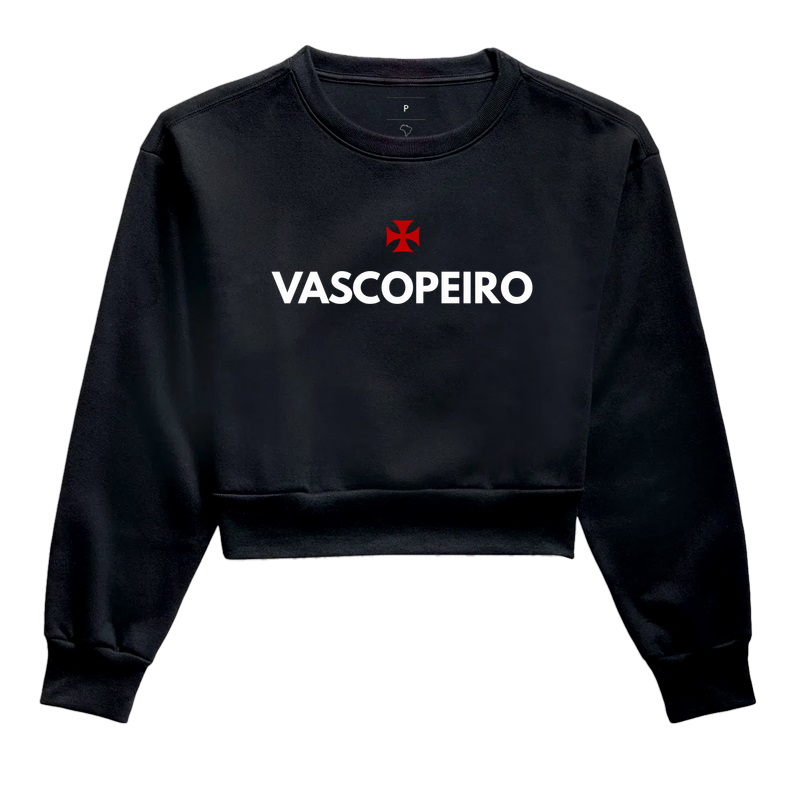VASCOPEIRO - Cropped Moletom