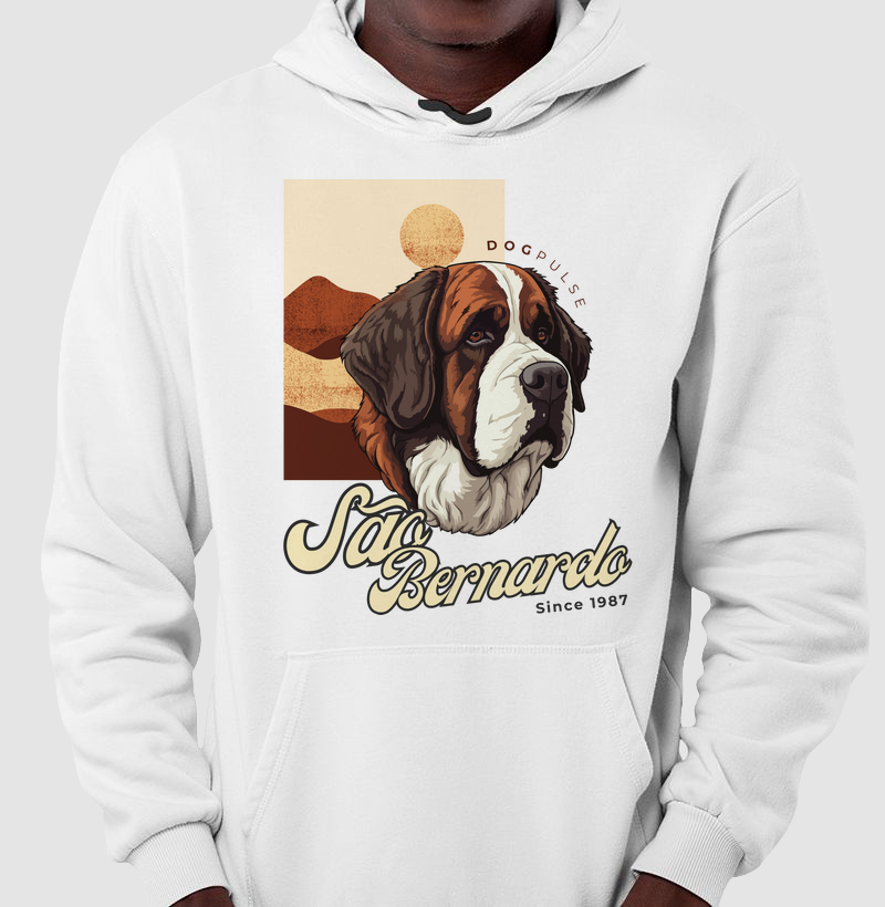 Moletom São Bernardo Busto Dog Pulse