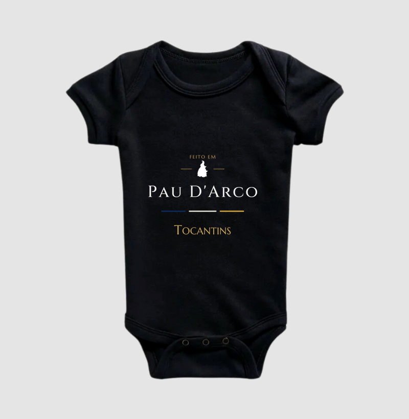 Feito em Pau D'Arco TO - Body Infantil
