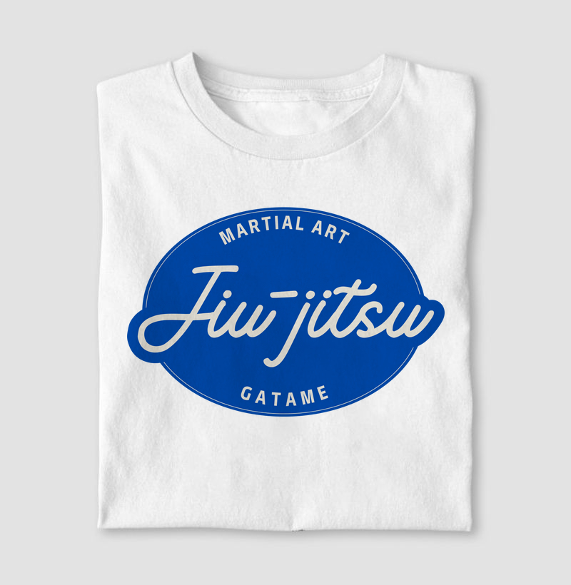 Camiseta Jiu-Jitsu Gatame Estilo Retrô – Arte Suave com Atitude