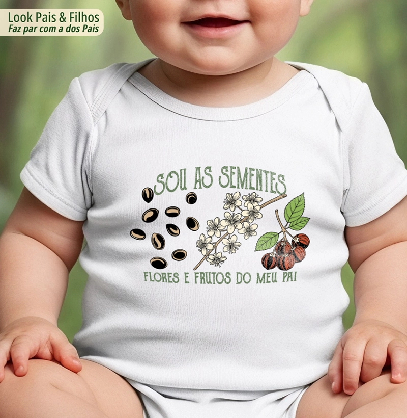 Sou as sementes, flores e frutos do meu pai