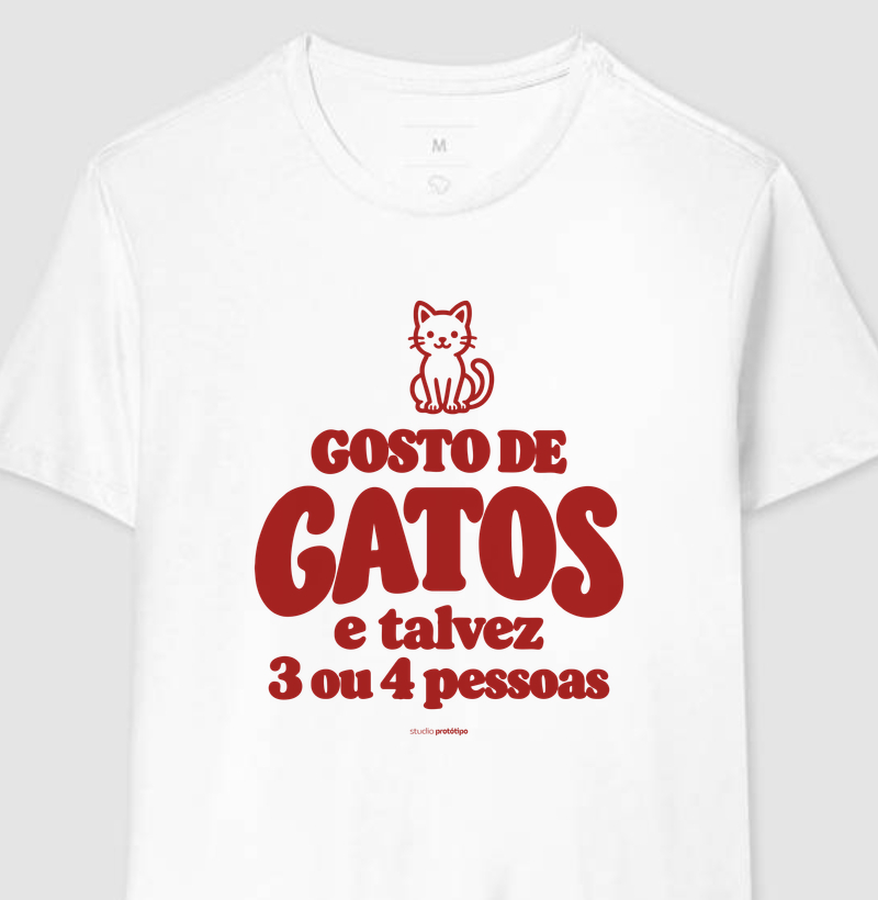 Gosto de Gatos e Talvez 3 ou 4 Pessoas