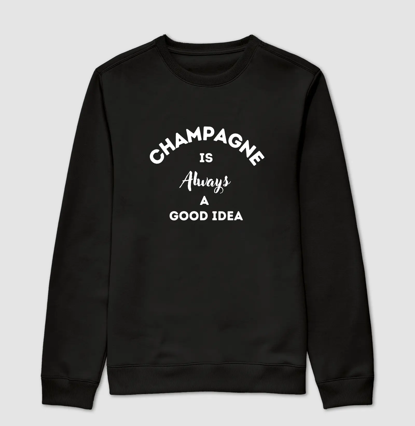 Moletom Champagne is Always a Good Idea