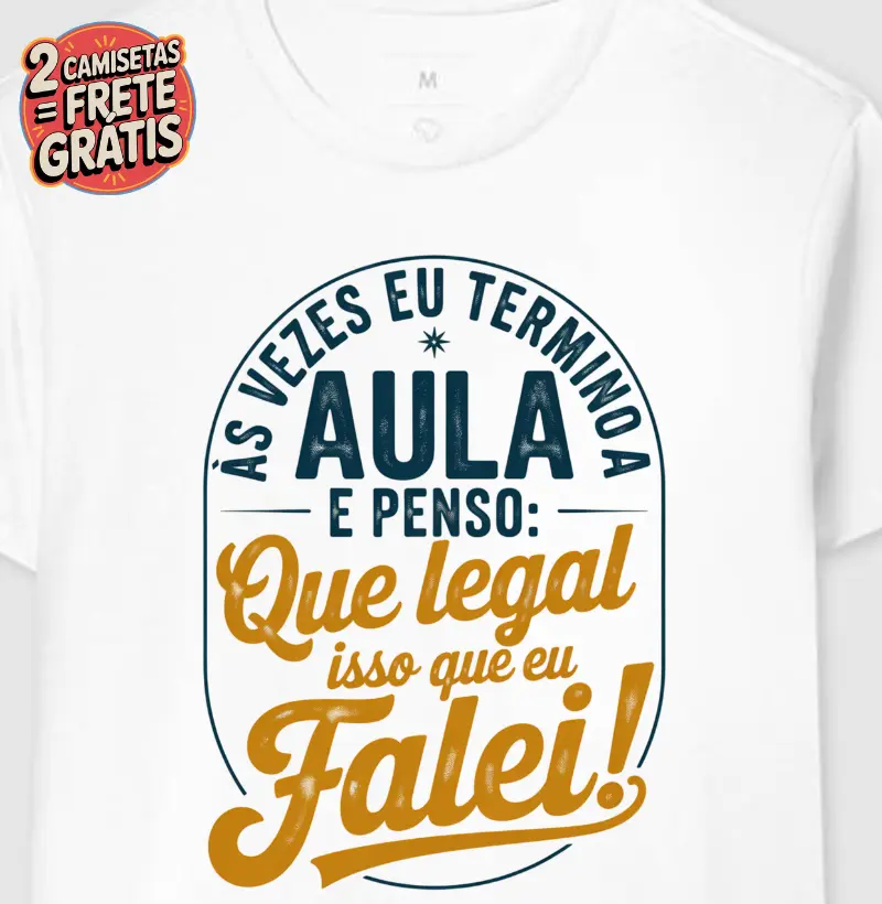 Que legal isso que eu falei