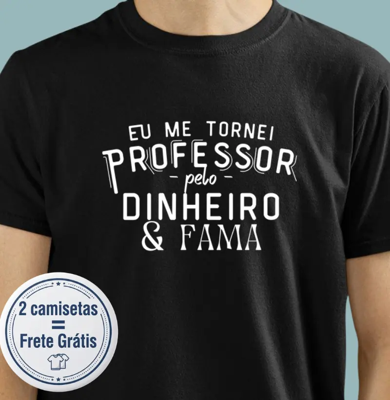 Camiseta Premium Professor/Pedagogo