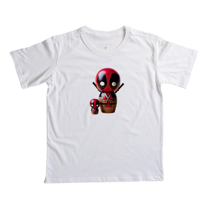 Kokeshi - Samurai vermelho pai e filho