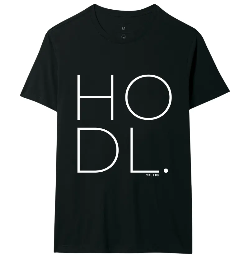 Camiseta Big HODL Square - 21Million