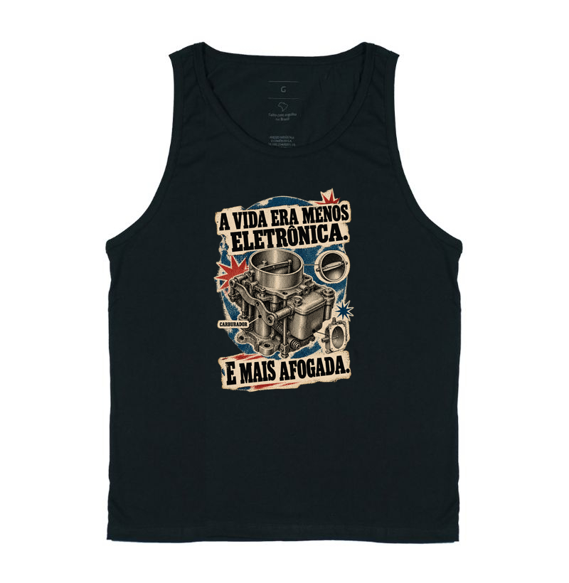 Camiseta Carburador - Regata
