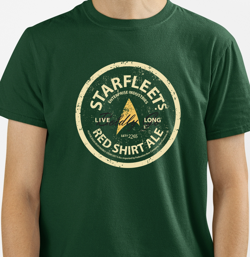 Camiseta Starfleet's Red Shirt Ale