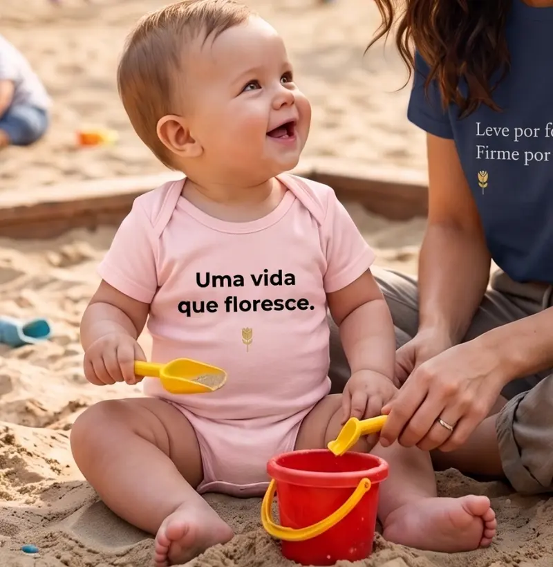 Uma vida que floresce.