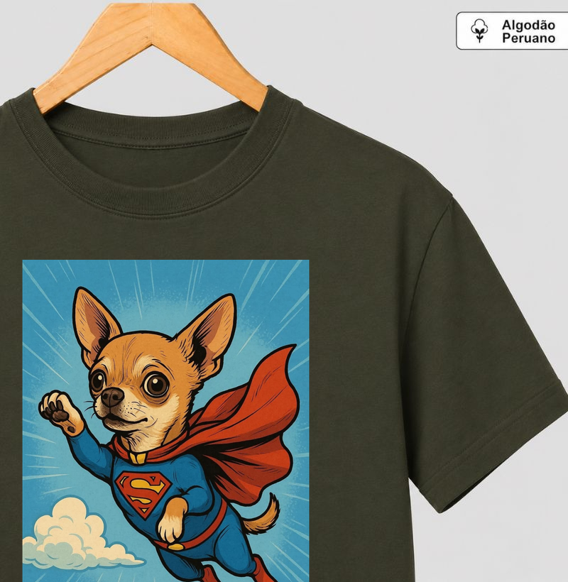 Super Chihuahua - Camiseta Algodão Peruano