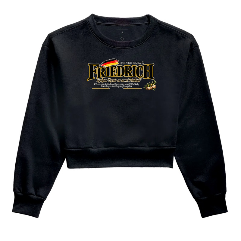 Friedrich  - Cropped Moletom