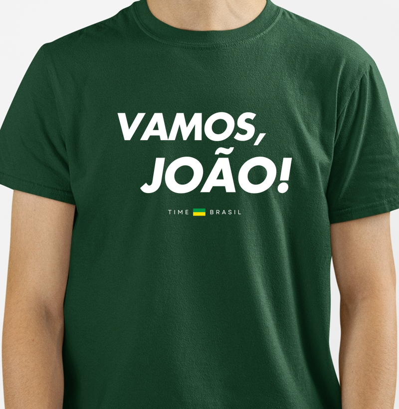Camiseta Vamos, João!