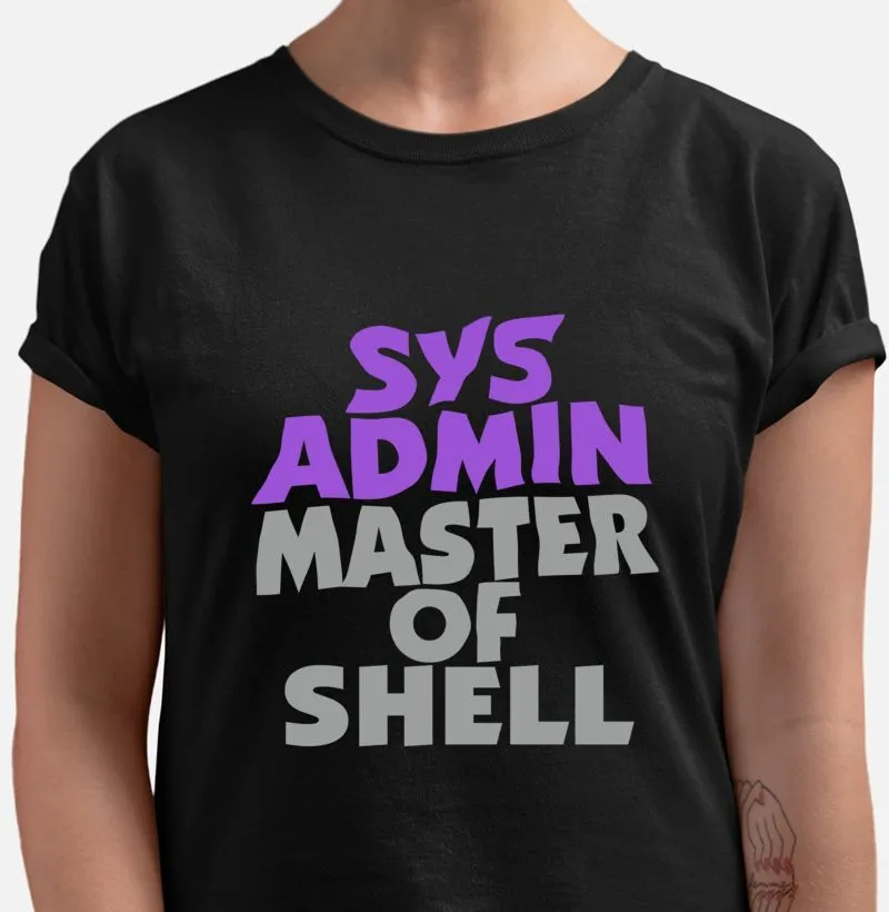 Camiseta Sys Admin Master of Shell v1
