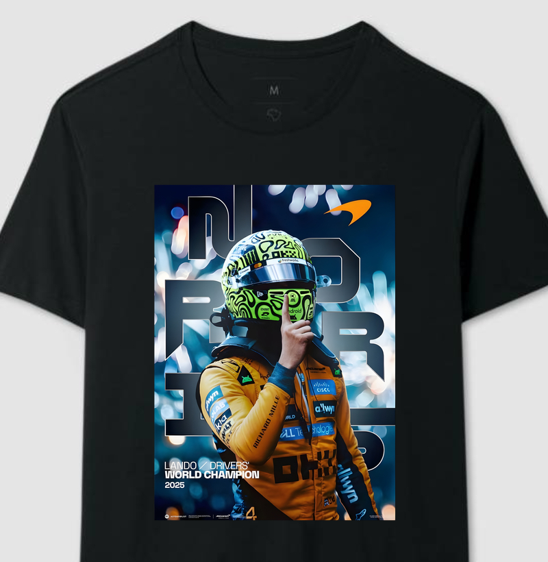 LANDO NORRIS 2025 F1 WORLD CHAMPION