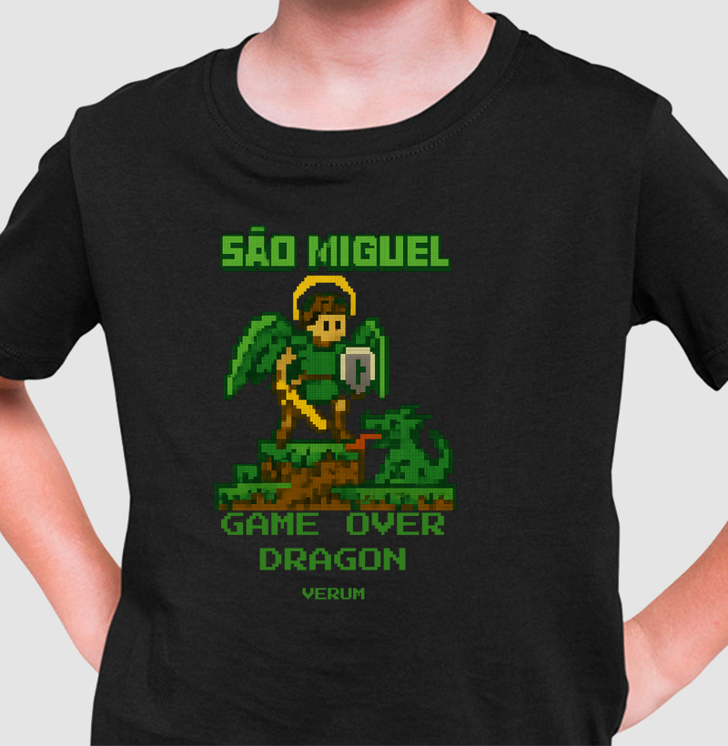 Camiseta São Miguel Arcanjo – Game Over Dragon | Verum