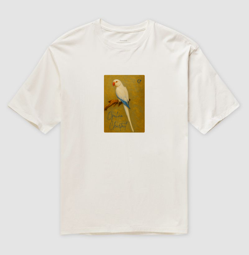 Camiseta Oversized Ringneck - Opalino Cleartail