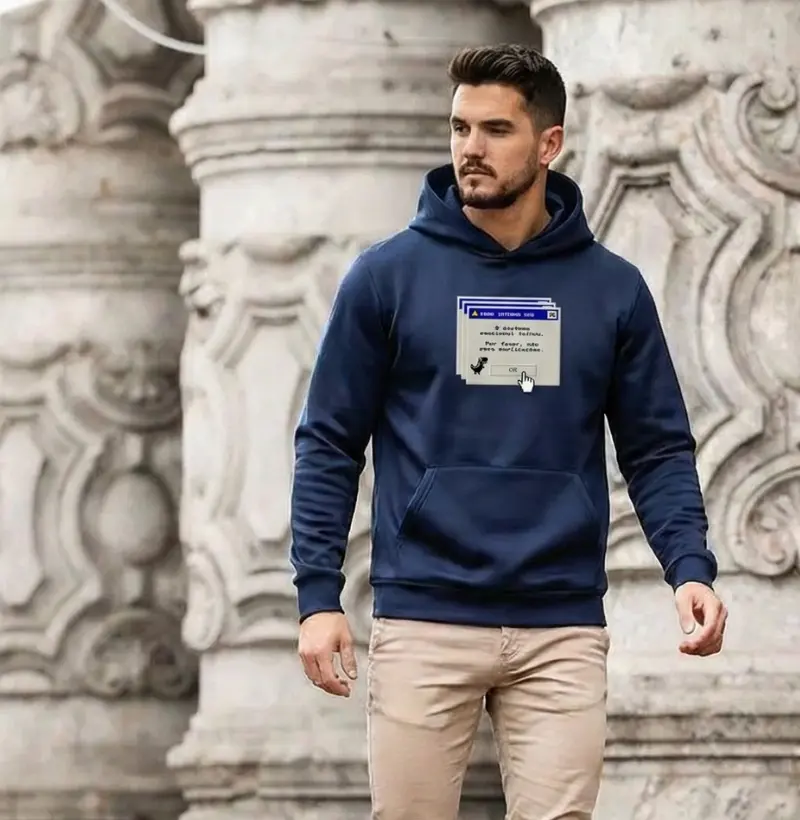 Moletom Você.EXE | Erro Interno 505 (Hoodle)