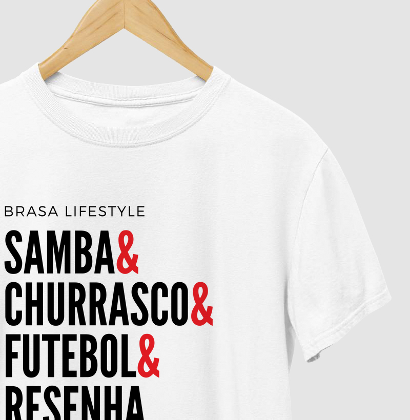 Samba e Resenha - Camiseta Brasa
