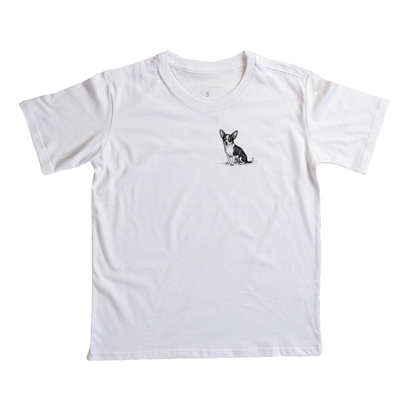Chihuahua - Desenho 2 - Camiseta Infantil