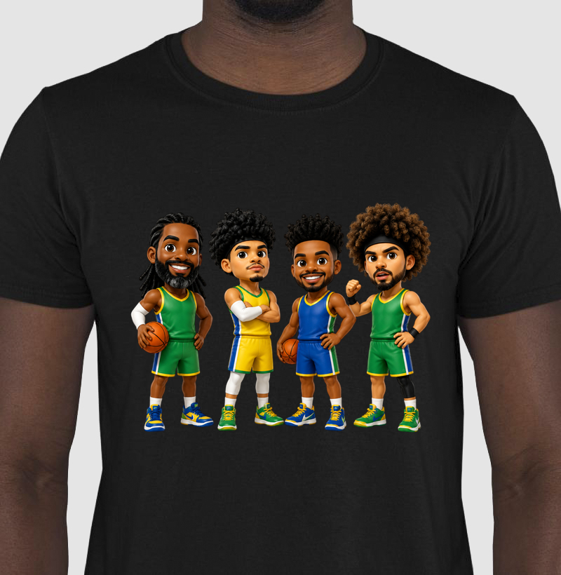 Camiseta Quarteto do Brasil