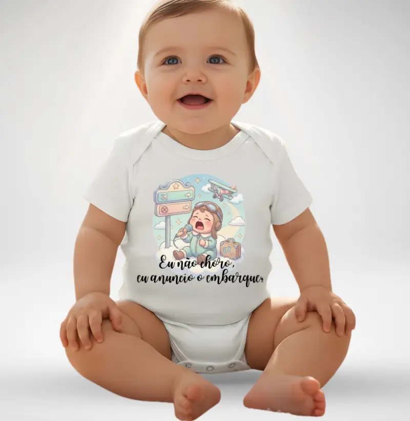 Body Infantil - Eu Não Choro, Eu Anuncio o Embarque – Baby Excursionista