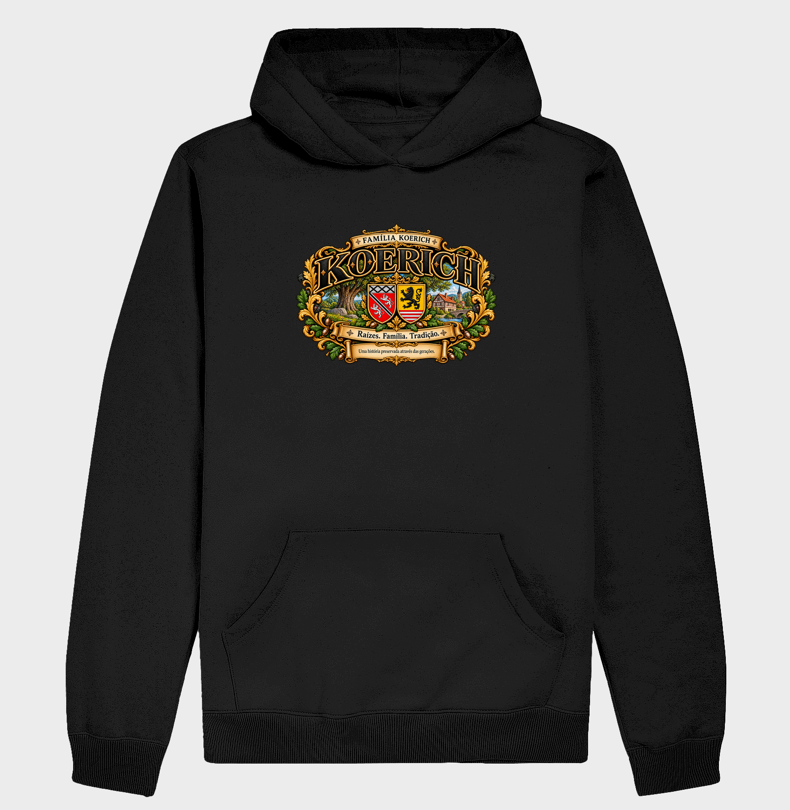 Família Koerich — Raízes, Família, Tradição - Hoodie Moletom